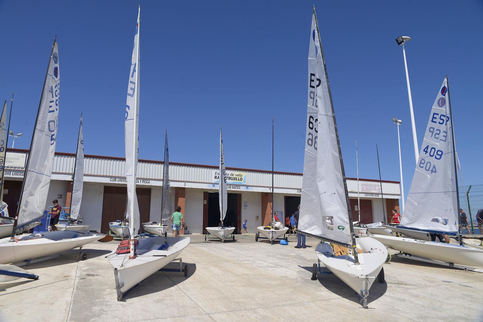 Fotos de la competición de vela en La Linea