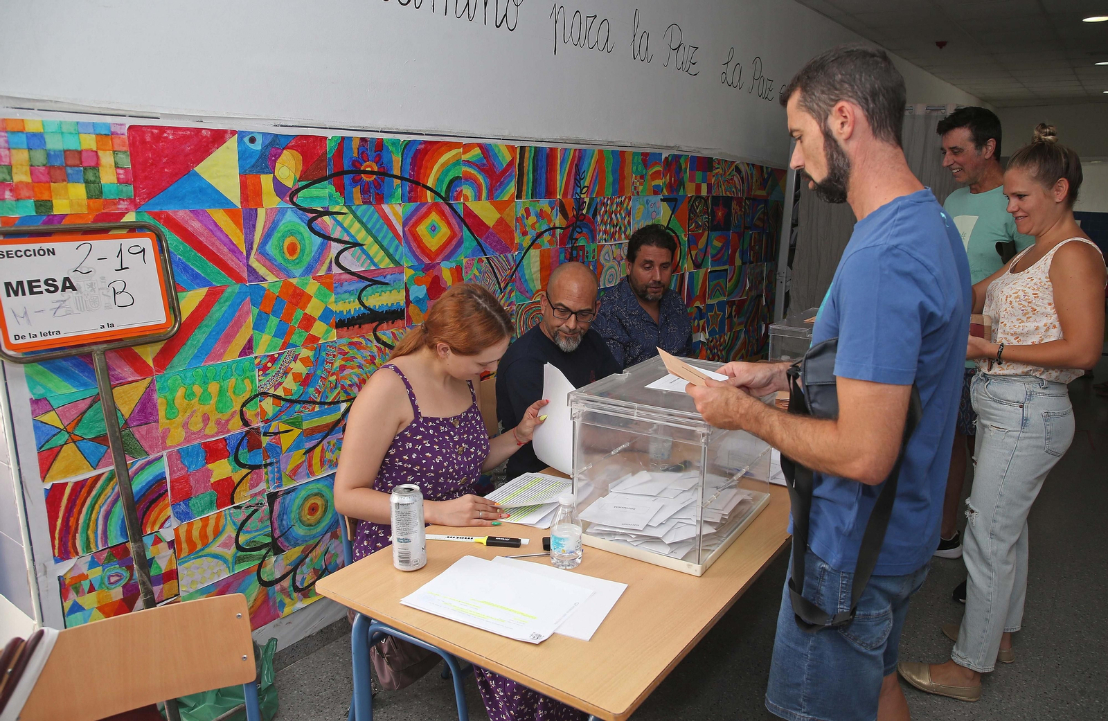 La jornada electoral en Algeciras, en imágenes