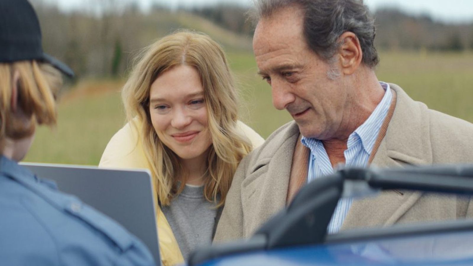 Léa Seydoux y Vincent Lindon en una imagen de 'Le deuxième act', de Quentin Dupieux.
