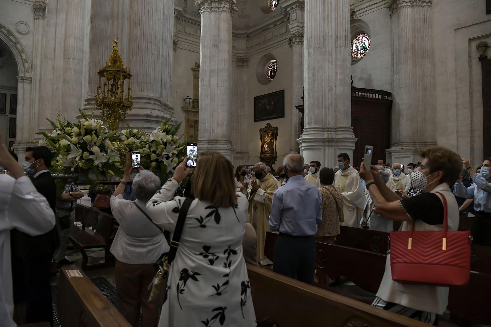 Fotos: la celebración del Corpus Christi 2021 en la Catedral de Granada