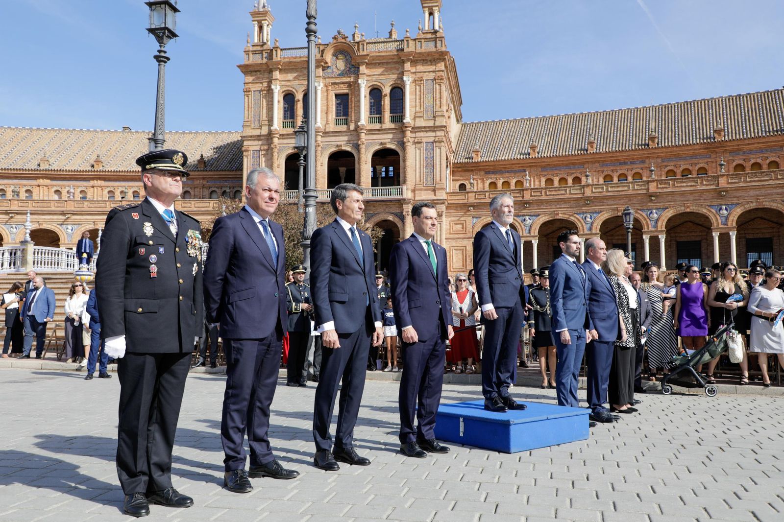 Plaza de España. Día de la Policía Nacional