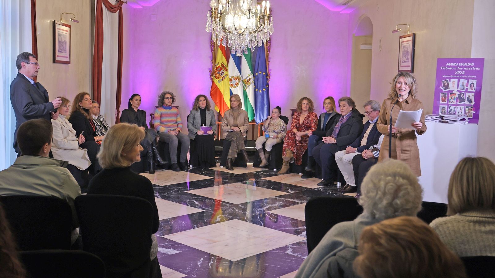 Presentación de la agenda 'Tributo a las Nuestras 2026' de Jerez