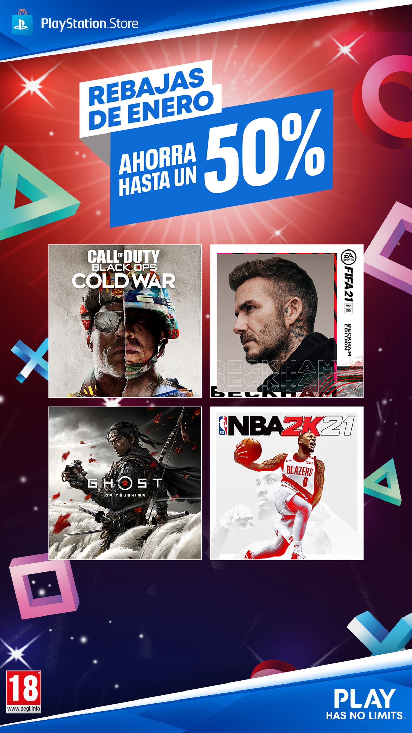 Llegan las rebajas de eneroen PlayStation Store.