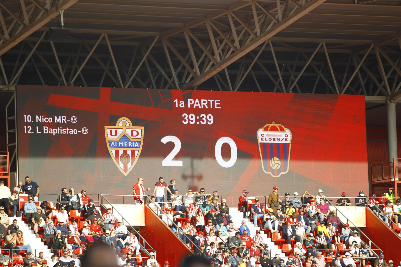 El U.D. Almería-C.D. Eldense, en imágenes