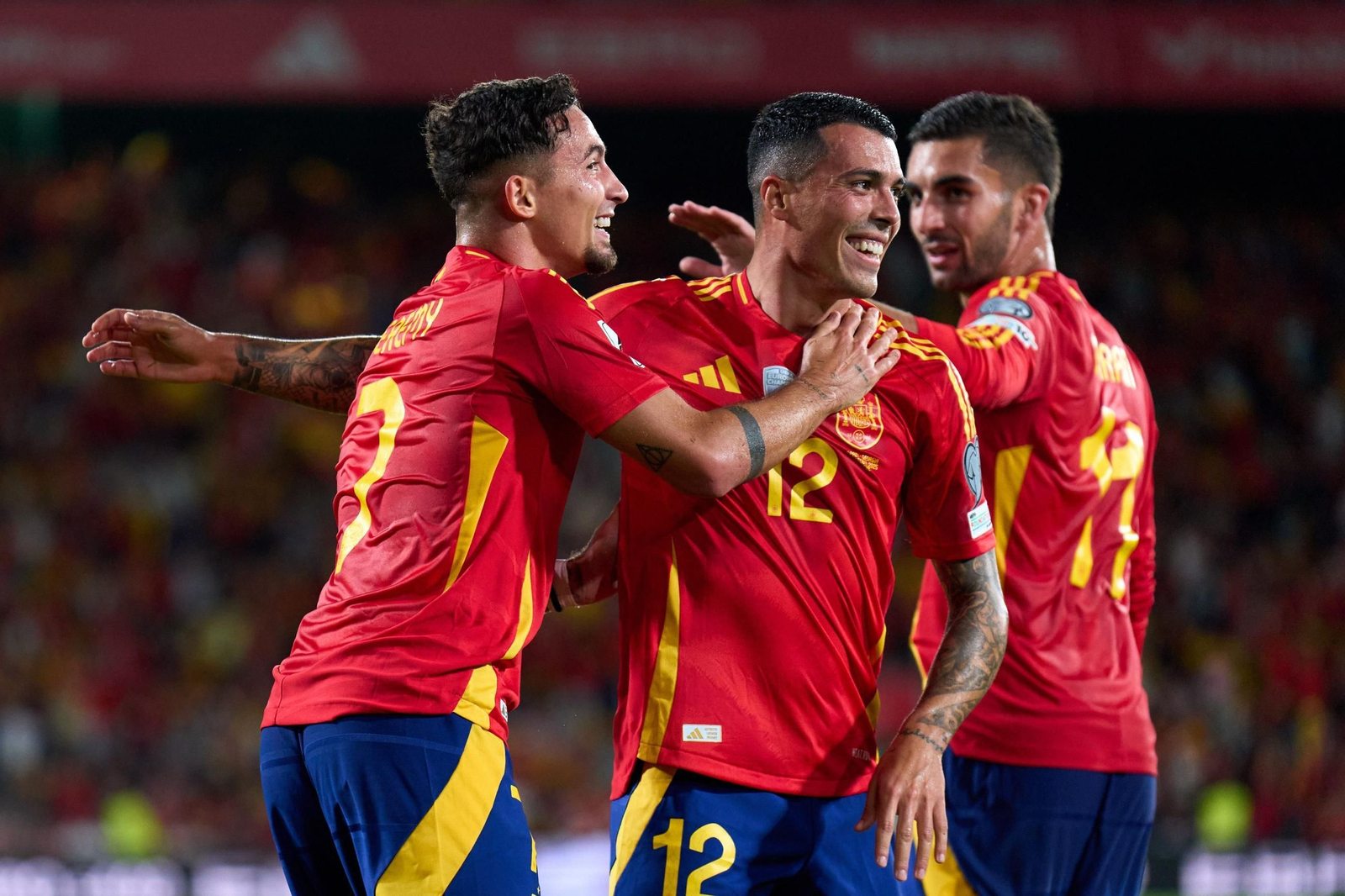 Las mejores fotos del España-Georgia