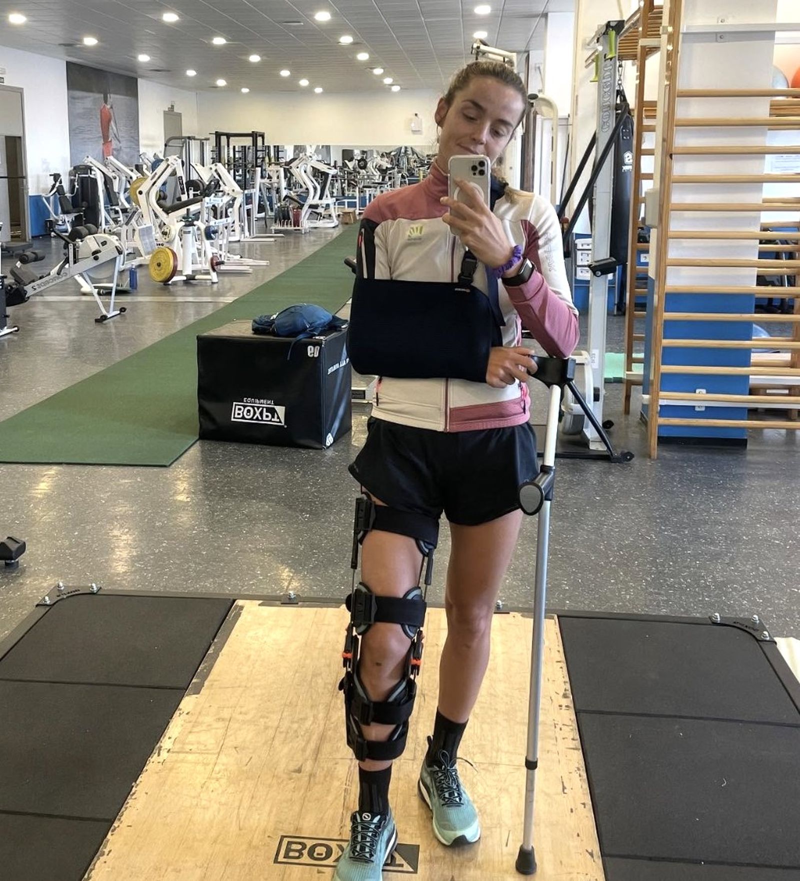 Ana Alonso en pleno proceso de recuperación.