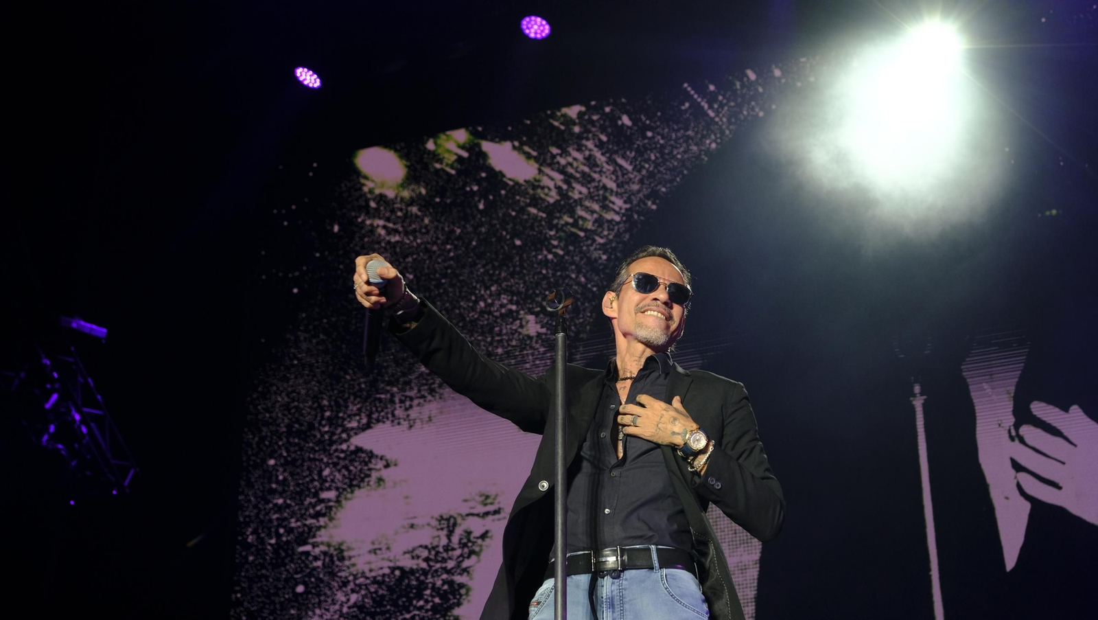 Concierto de Marc Anthony en Roquetas, en imágenes