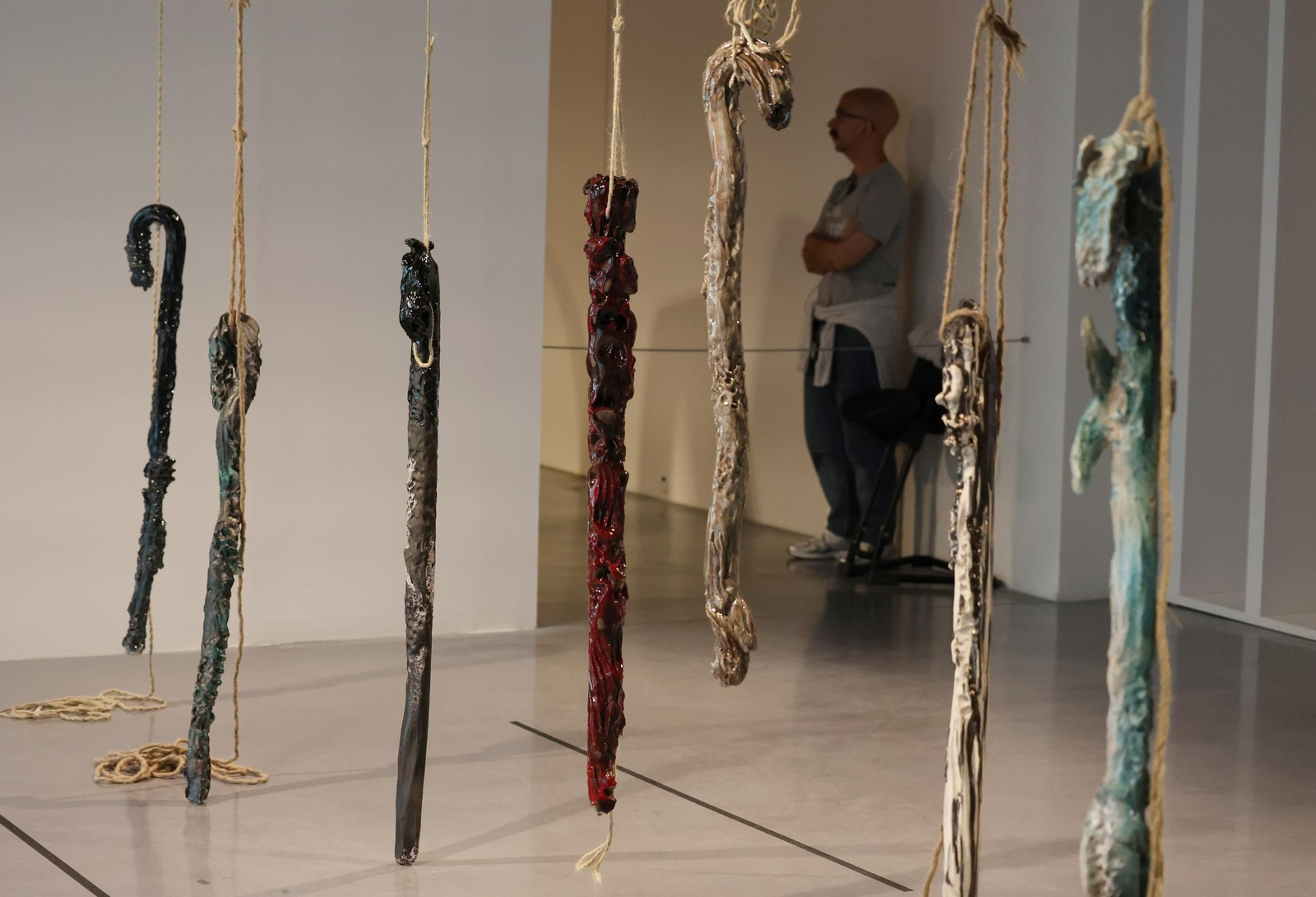 El Museo Pompidou de Málaga inaugura la exposición 'Miradas de artista', en imágenes