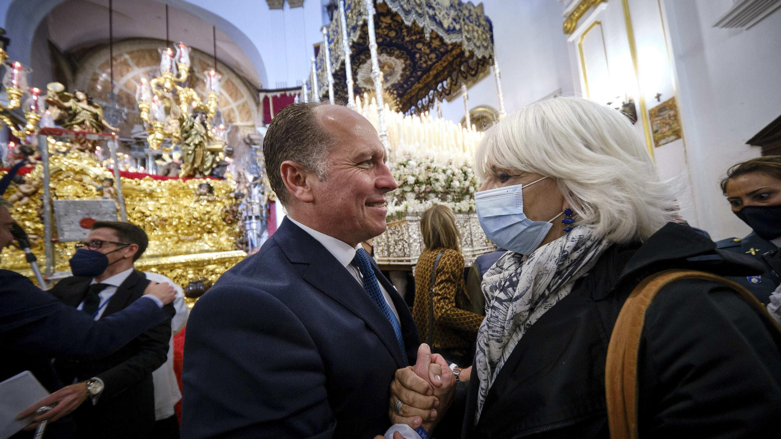 Cofradía de La Palma en la Semana Santa de Cádiz 2022