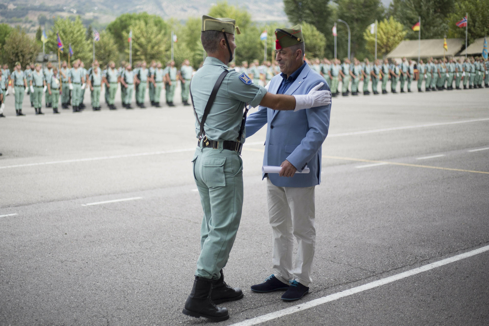 Parada militar de La Legión en su 99 aniversario