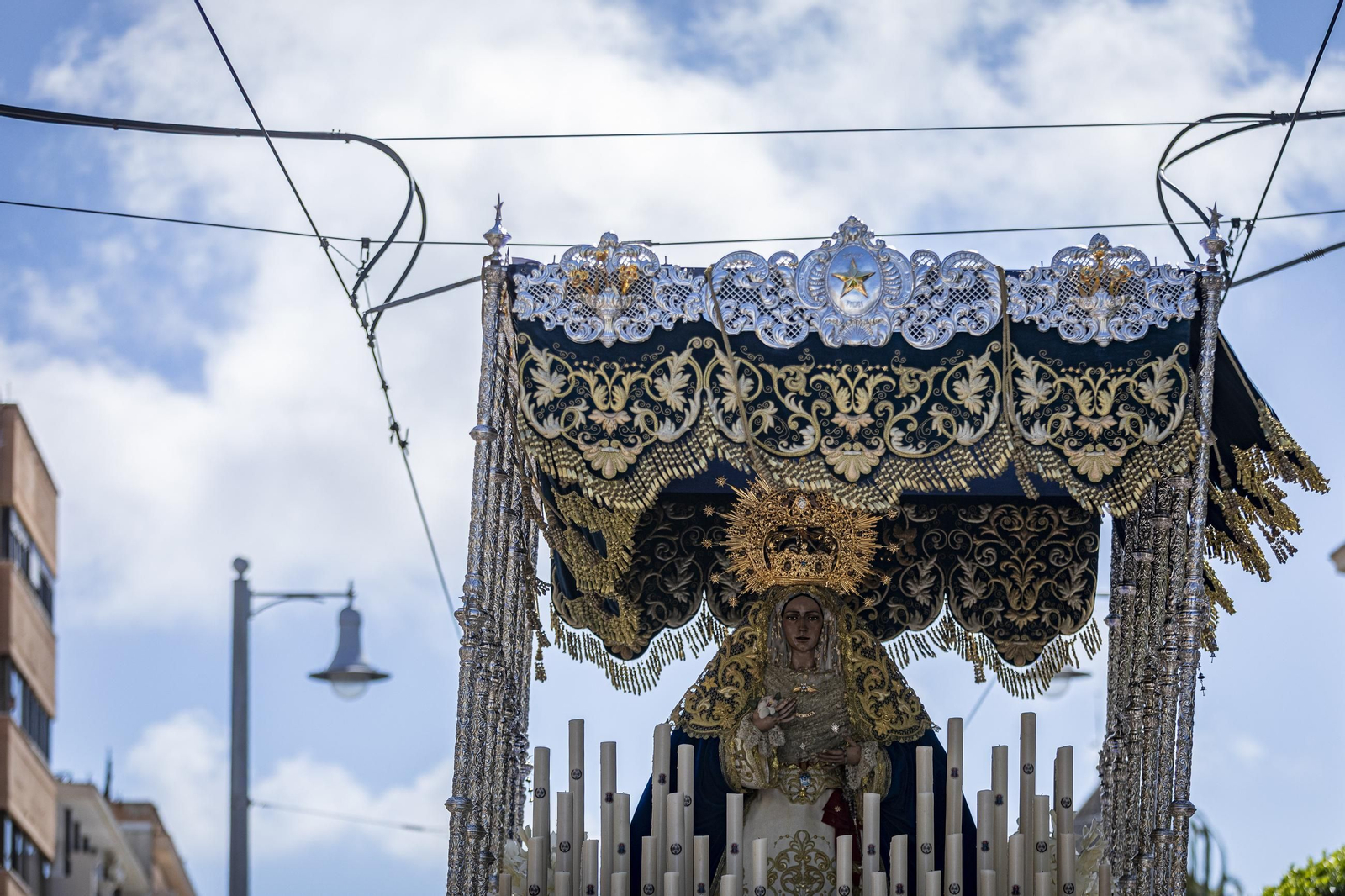 Las imágenes de la hermandad de Cristo Rey (Borriquita) en la Semana Santa de San Fernando 2025