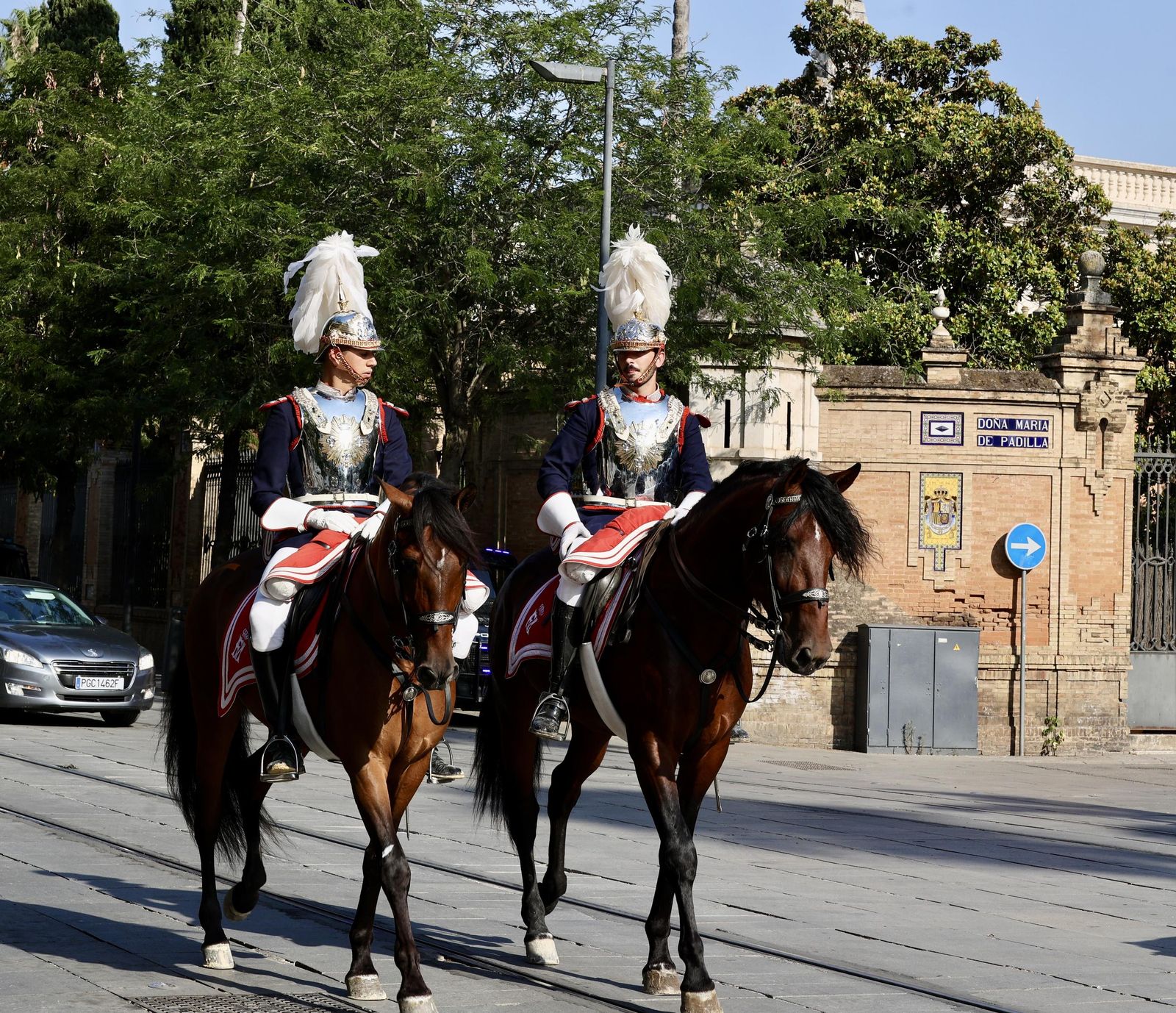 LLegada de los mandatarios de la ONU a la cena en el Alcázar