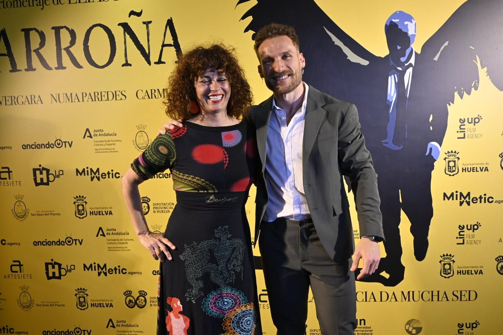 Estreno del cortometraje 'Carroña' del cineasta onubense Elías Pérez , en imágenes