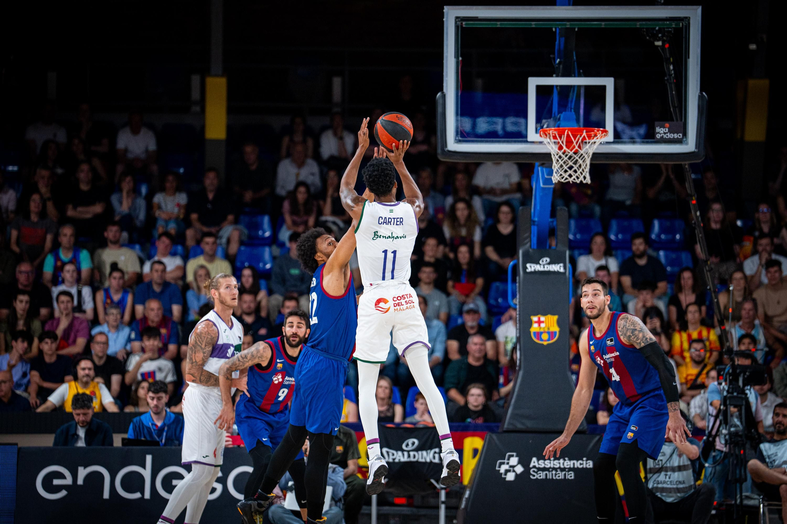 El Barcelona - Unicaja de ACB, en fotos