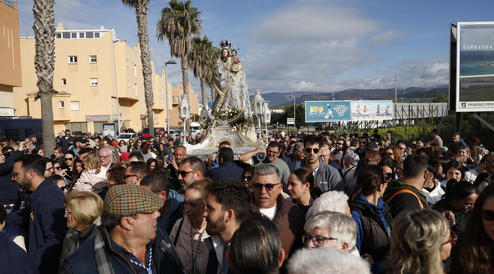 Fotos de la llegada de la Virgen de la Luz a Tarifa por su 275 aniversario como patrona