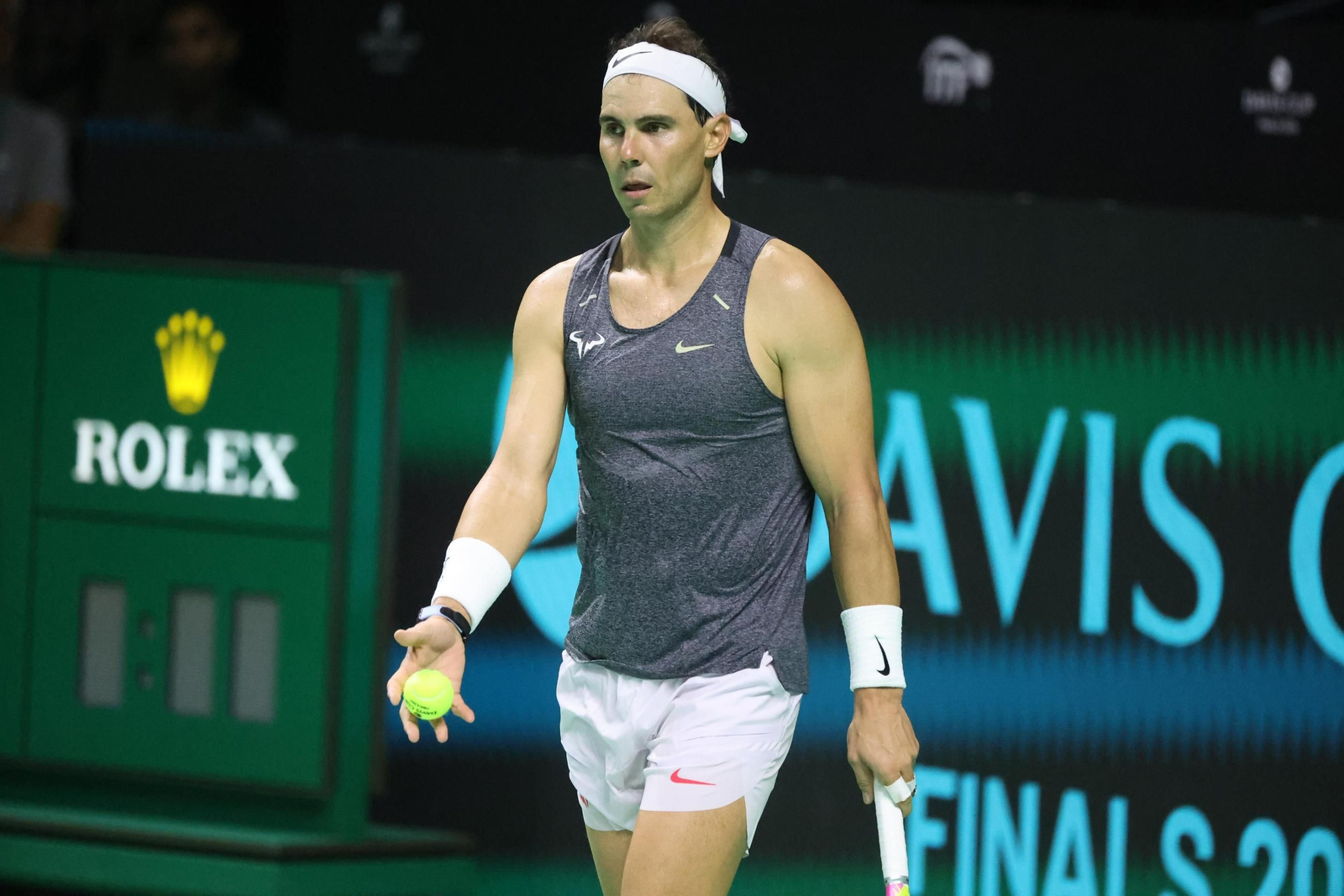 Rafa Nadal se machaca en el Carpena