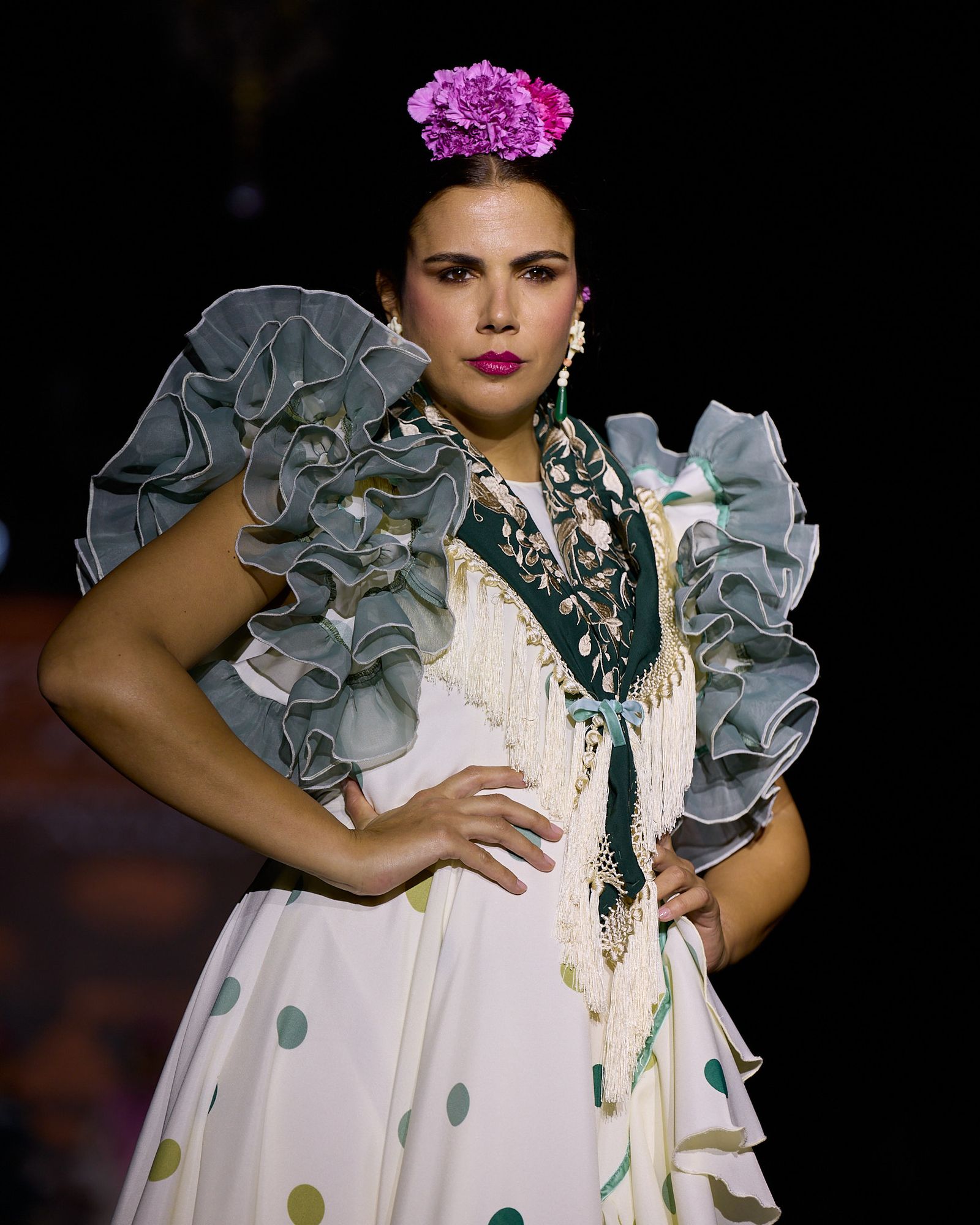 El desfile de Lorena Reyes Atelieren We Love Flamenco 2026, todas las fotos