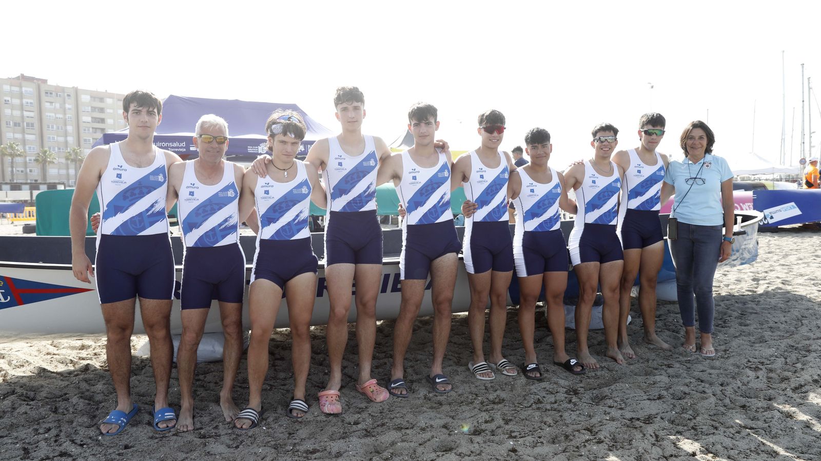 Las fotos de la segunda jornada del Campeonato de España de remo en banco fijo LLaut de La Línea