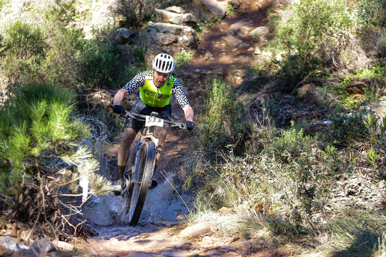 Un participante durante la etapa 2 de La Leyenda de Tartessos.