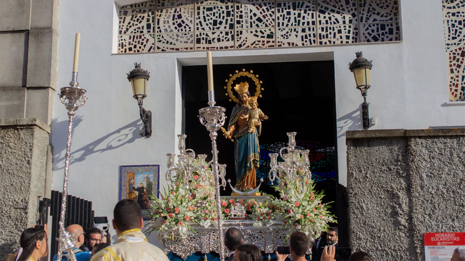 Fotos de la procesión de María Auxiliadora en Algeciras