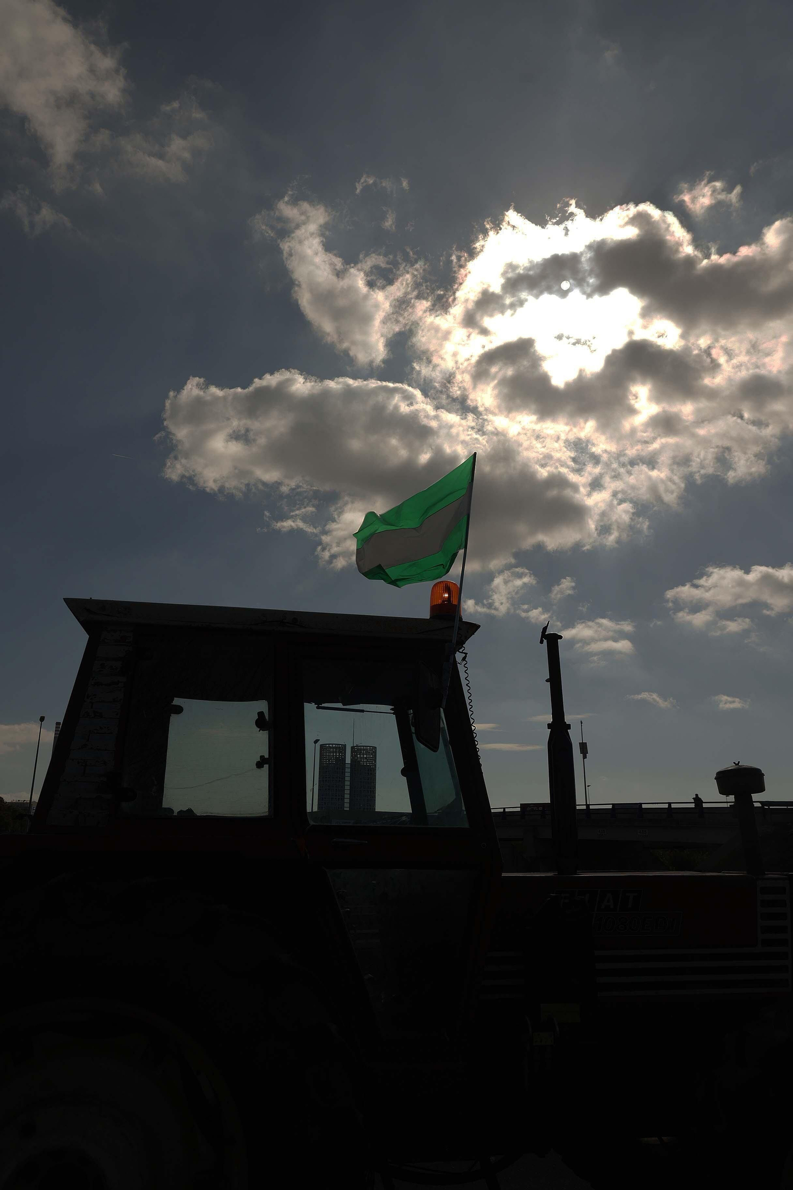 Fotos de la tractorada de agricultores del Valle del Guadiaro en el Campo de Gibraltar