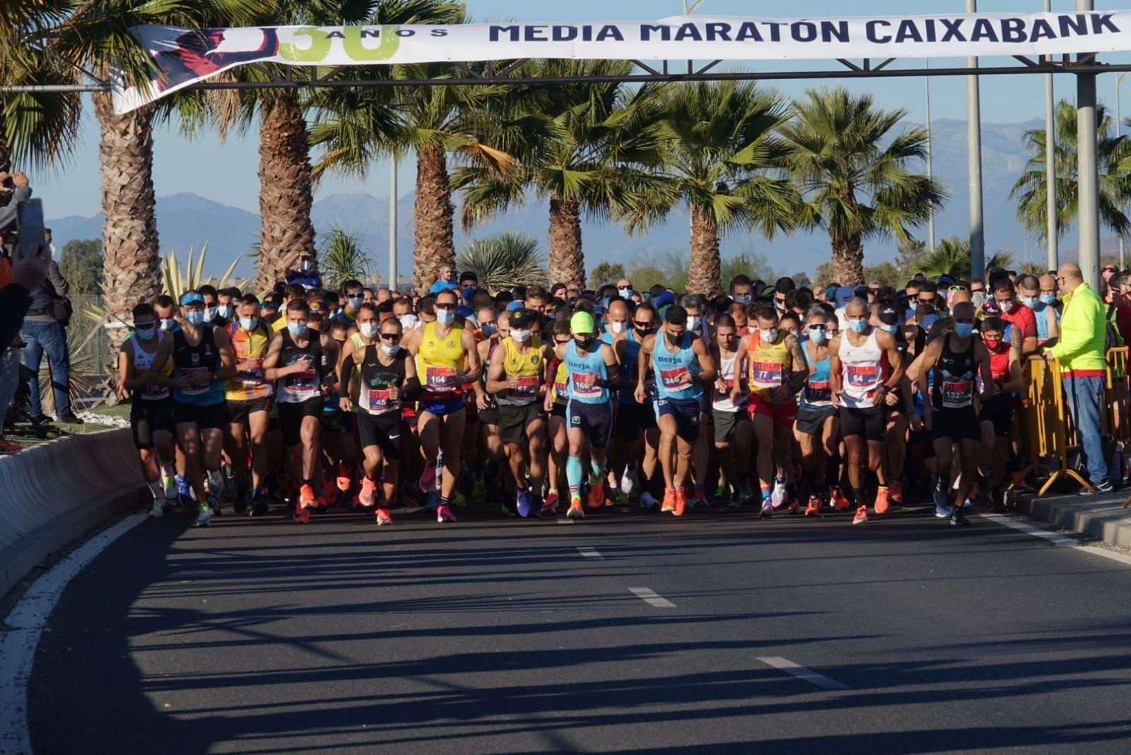 Las fotos de la Media Maratón de Málaga 2021