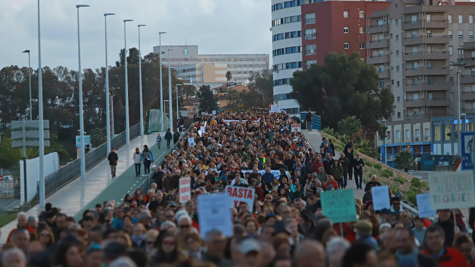 Las mejores fotos de la manifestación por la sanidad en Algeciras