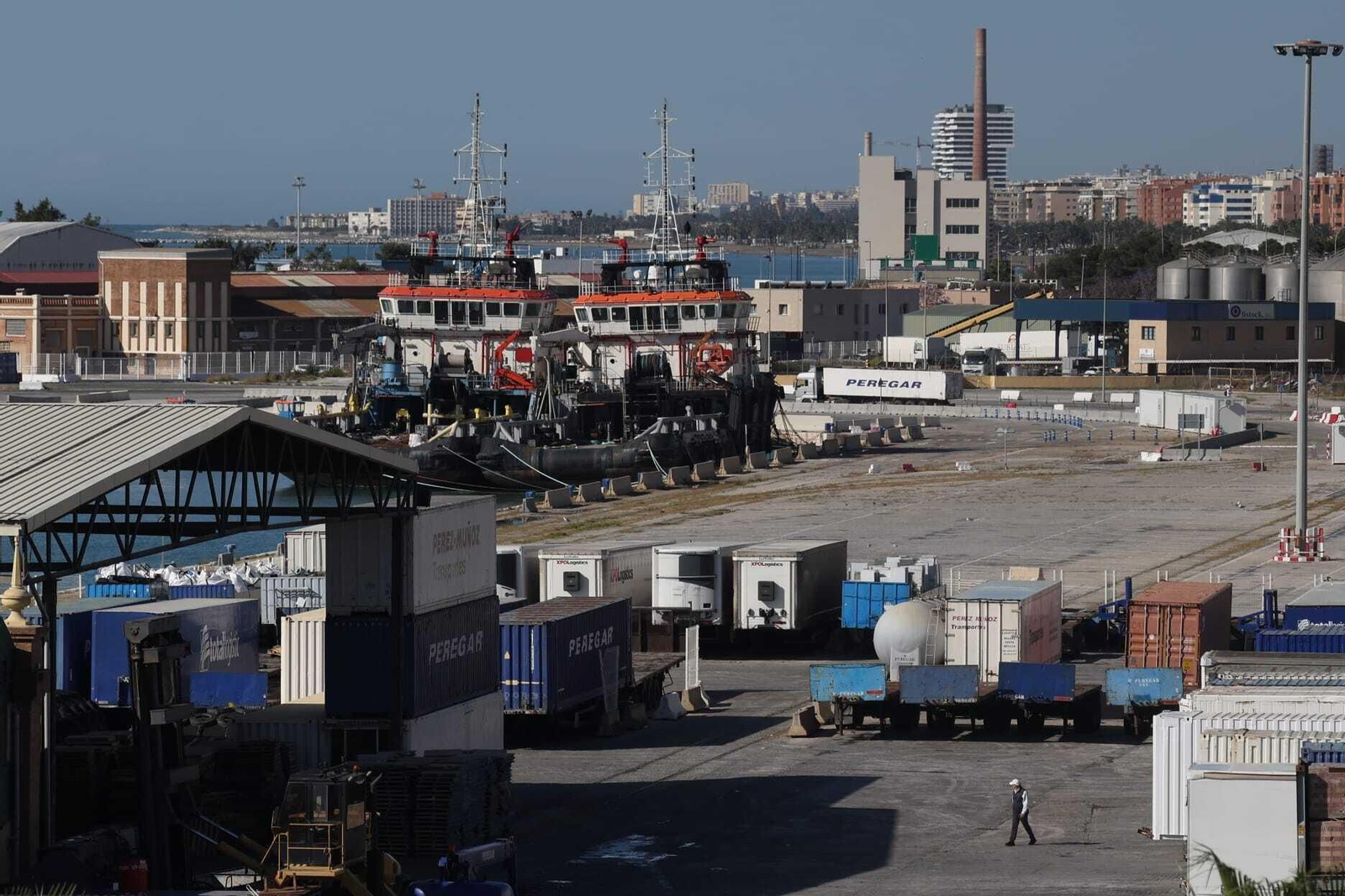 Imagen del Puerto de Málaga. Imagen del Puerto de Málaga.