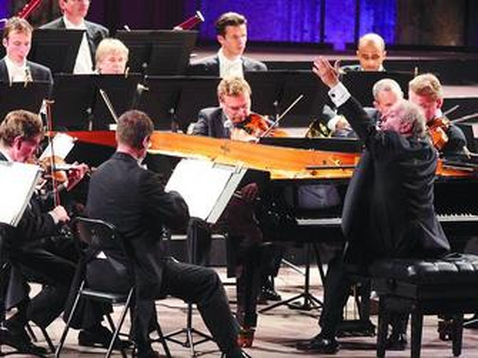 El maestro Daniel Barenboim, al piano.