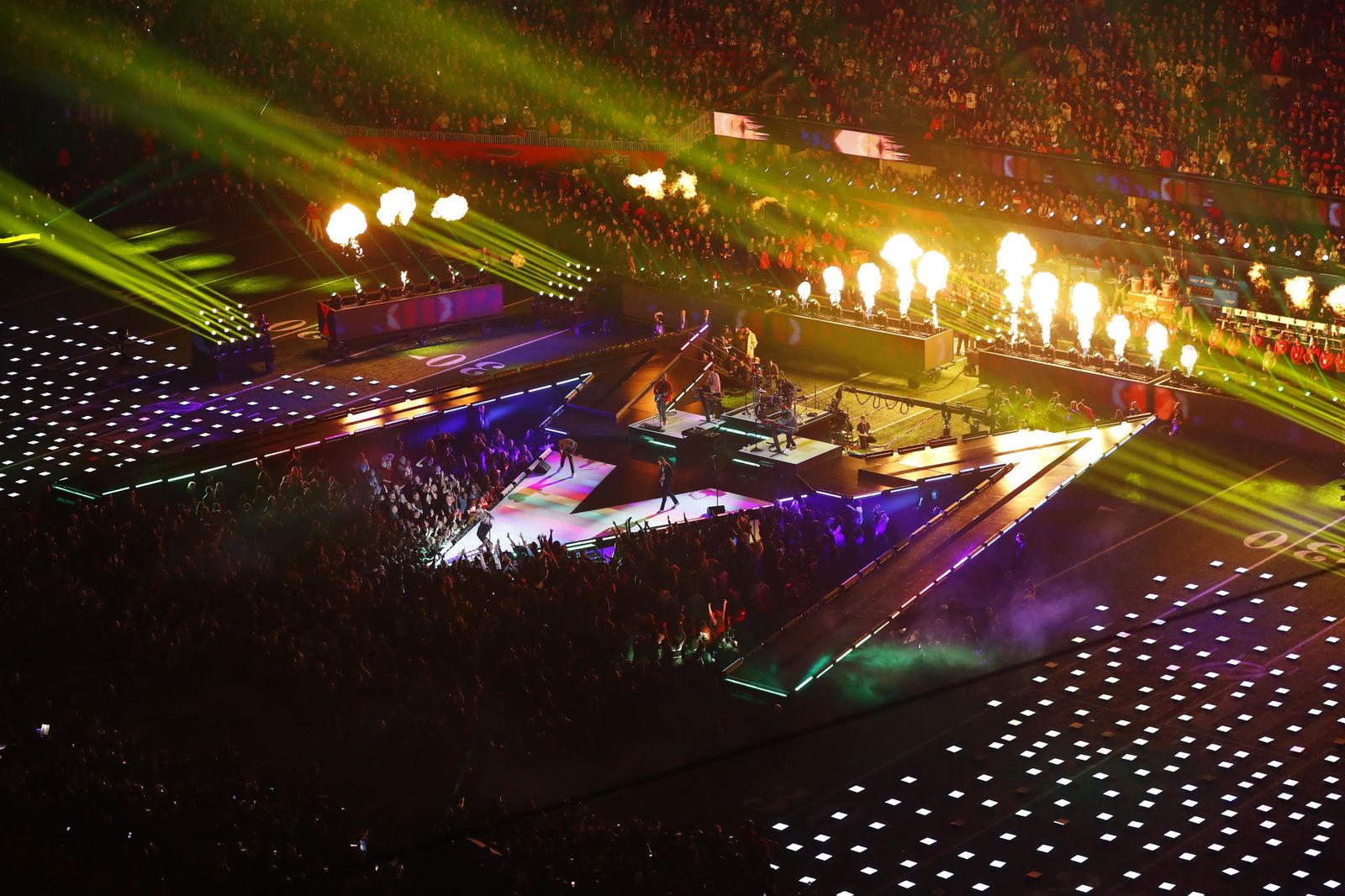 Las imágenes de la final de la Super Bowl