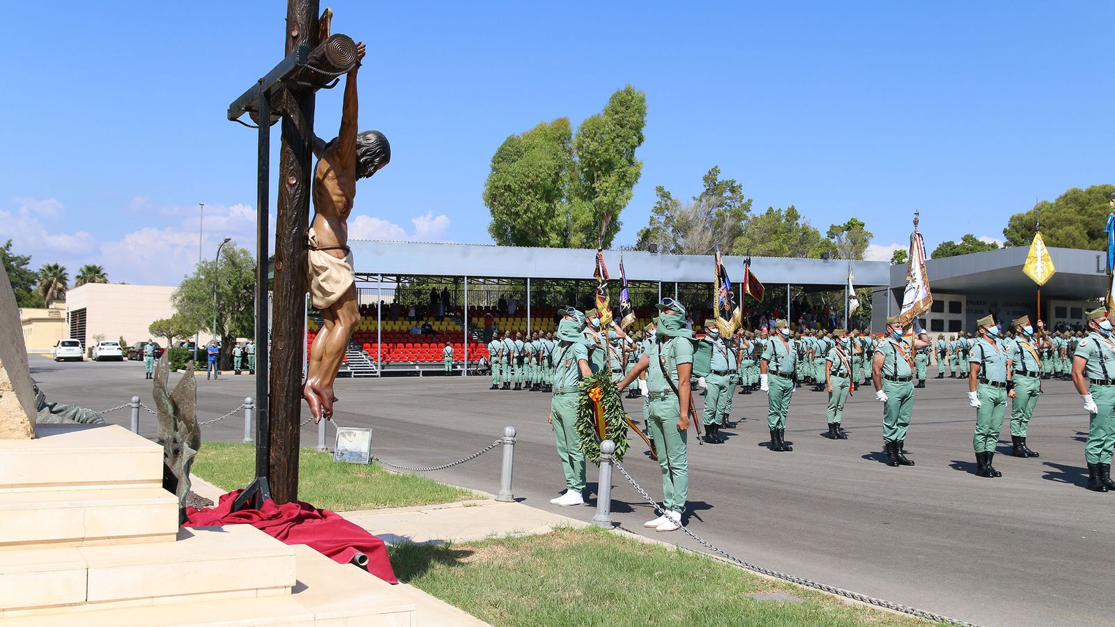 El Jefe del Estado Mayor del Ejército preside el acto conmemorativo del CI aniversario de La Legión