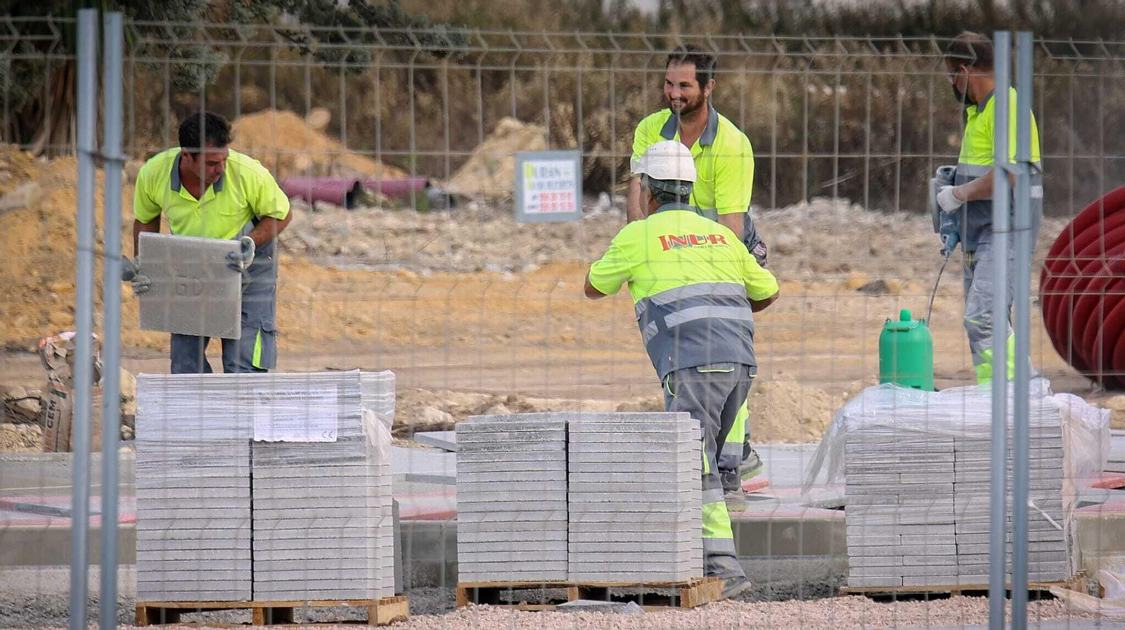 Trabajos de mejora de acerados.