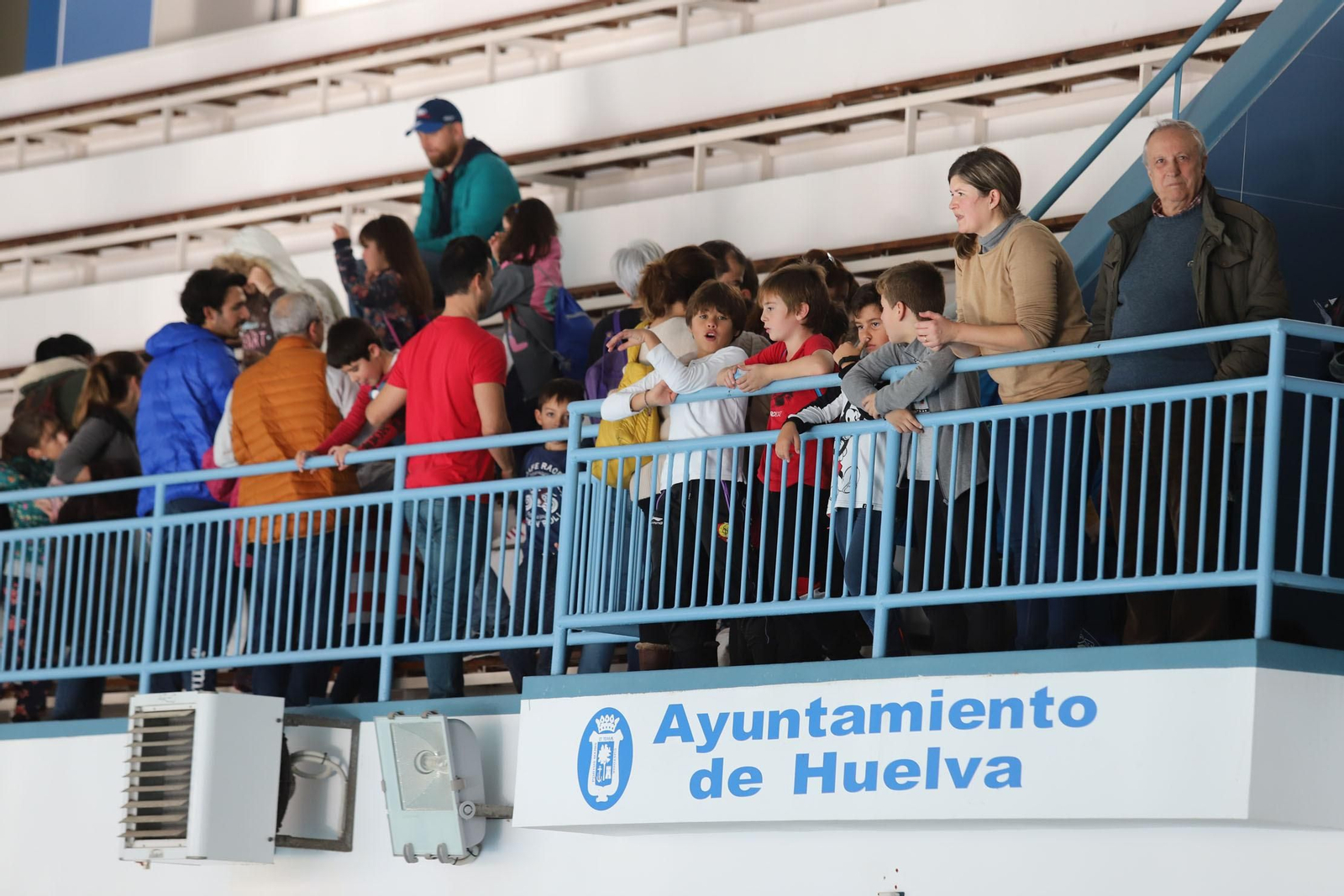 Imágenes del belén acuático en el Andrés Estrada
