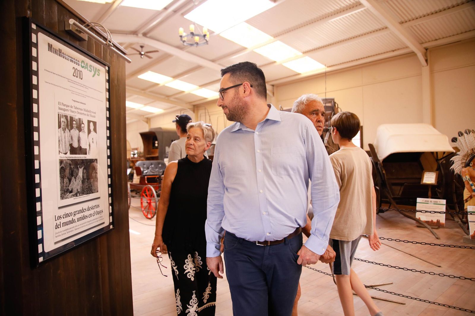 Imágenes del museo a los grandes empresarios y familias históricas de Almería
