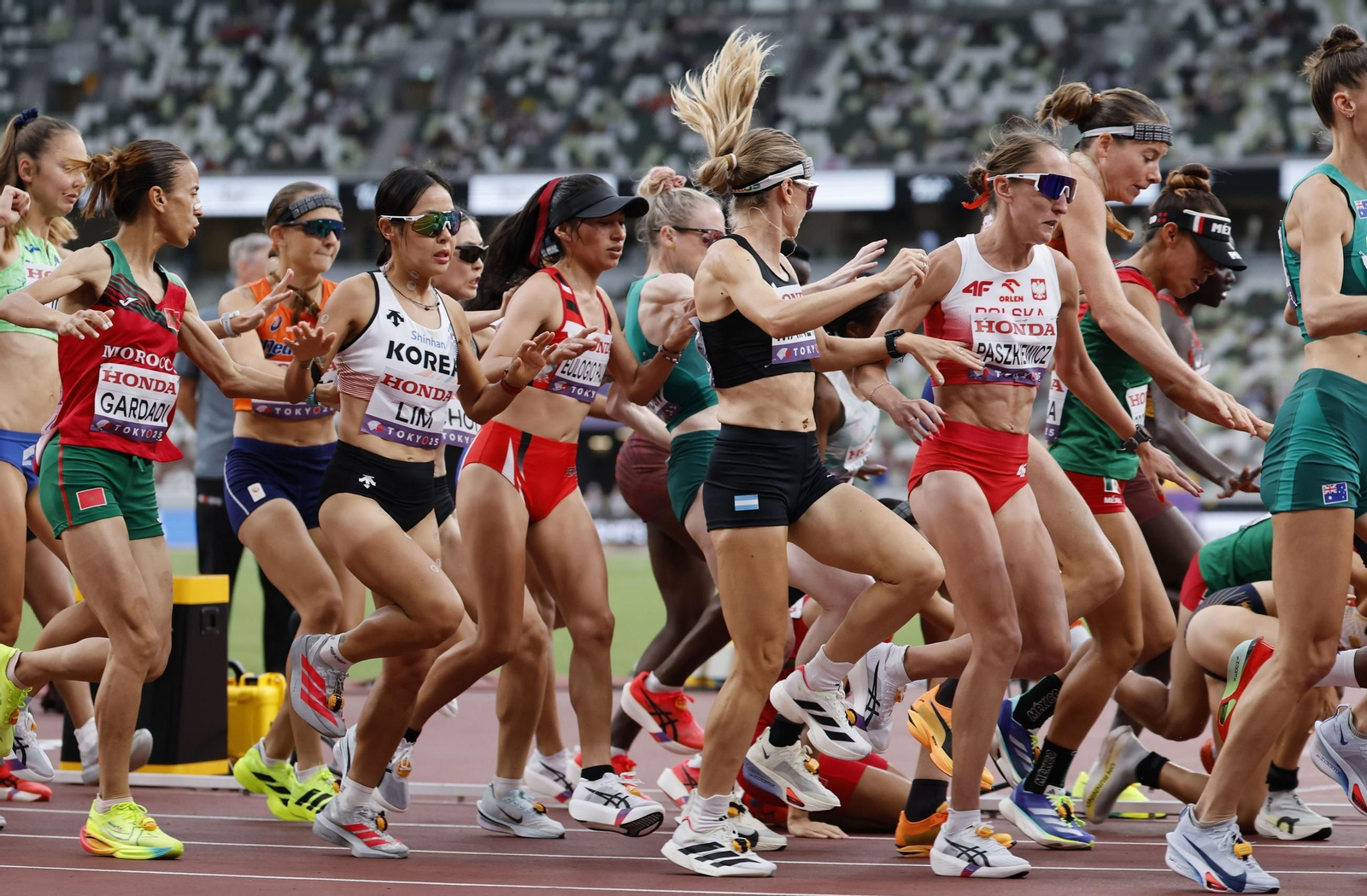 Las mejores imágenes del triunfo de Seville en 100 metros y del resto del Mundial de atletismo