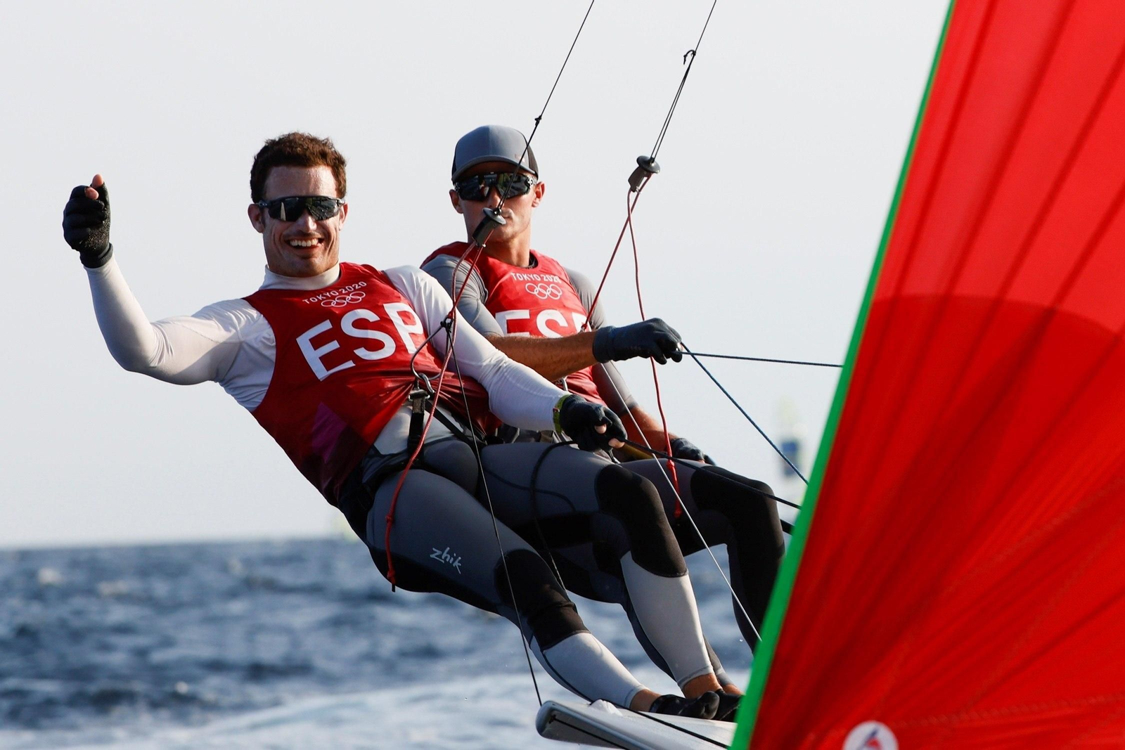 Los españoles Iago López y Diego Botín.