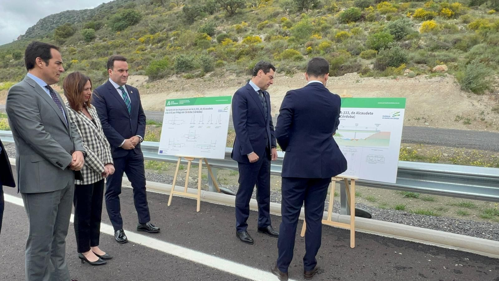 Juanma Moreno, en Priego de Córdoba