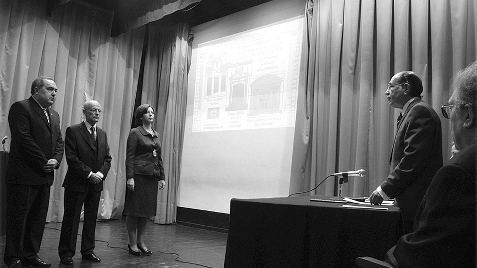 Ingreso de Jerónimo Prieto Pontones en la Academia de San Romualdo.