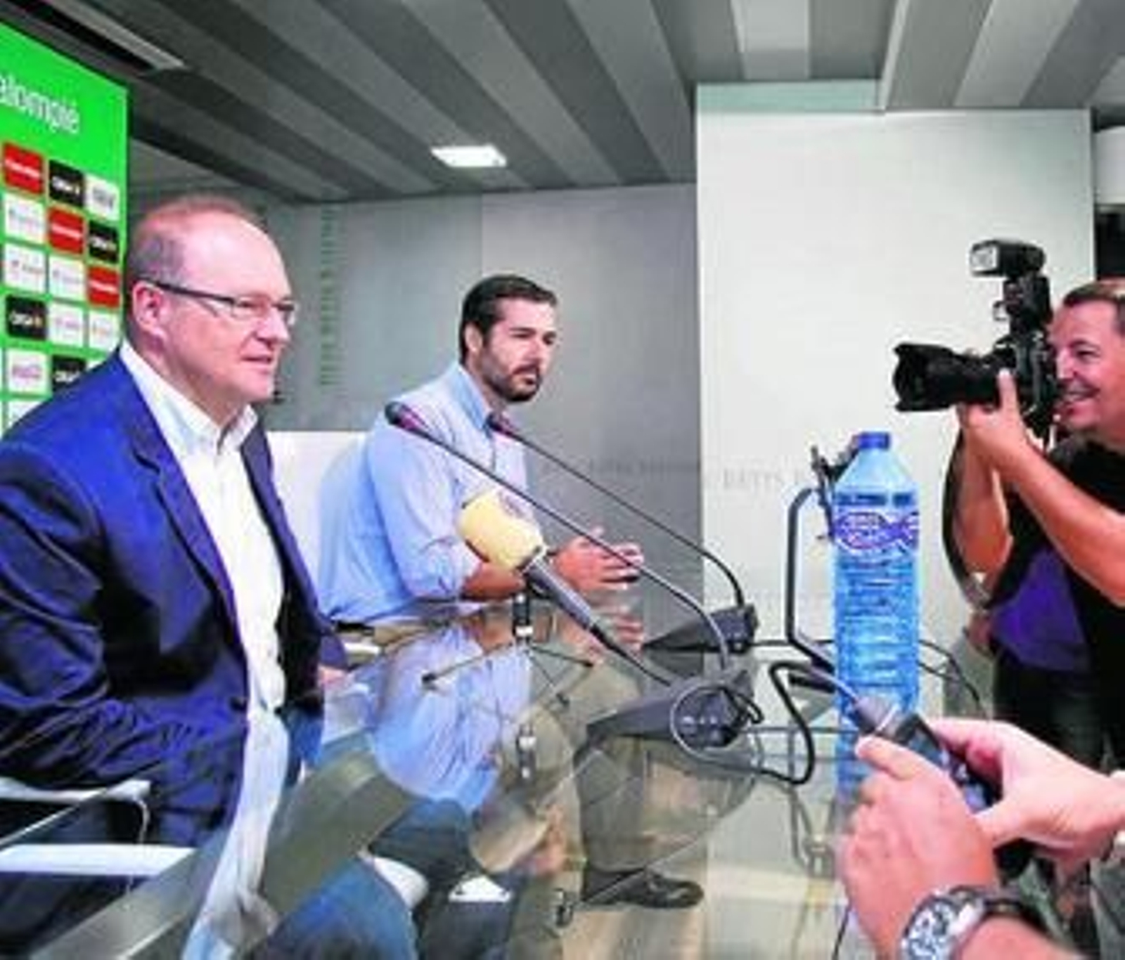 Pepe Mel, en su primera rueda de prensa oficial del curso.