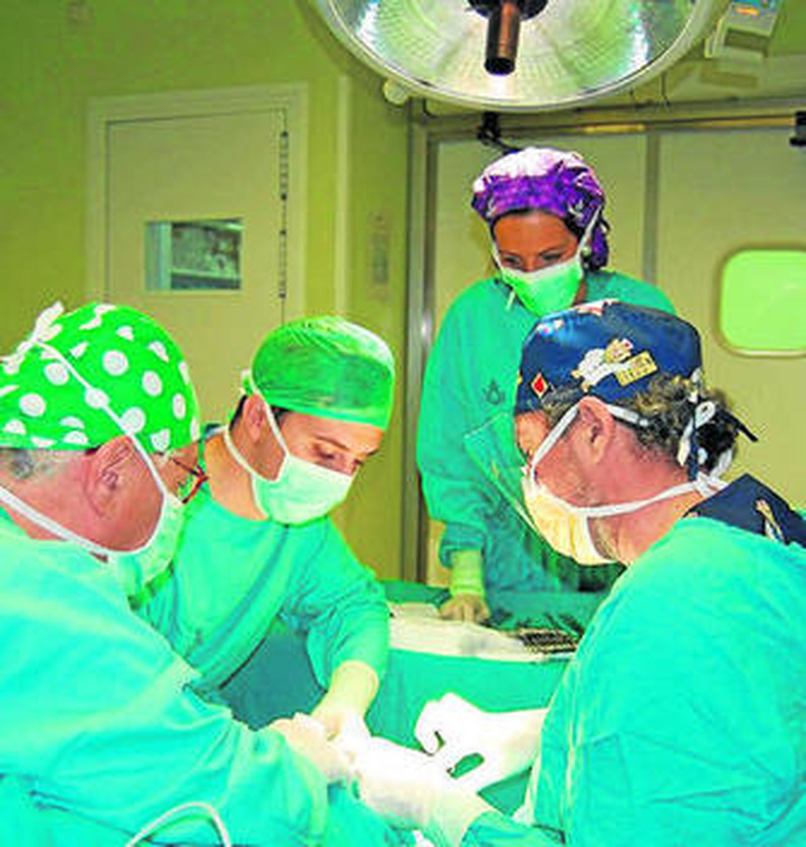 Una de las intervenciones quirúrgicas que se han realizado este año.