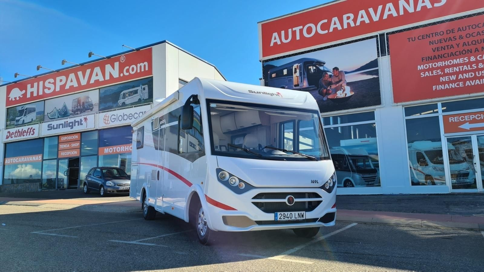 Autocaravana similar a la que será sorteada para pasar un fin de semana