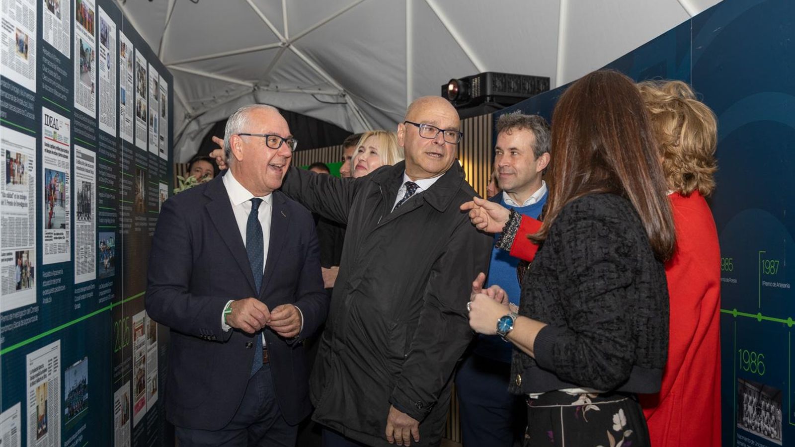 Inauguración en Jaén del Espacio Fundación Unicaja con motivo de la conmemoración del décimo aniversario de la entidad