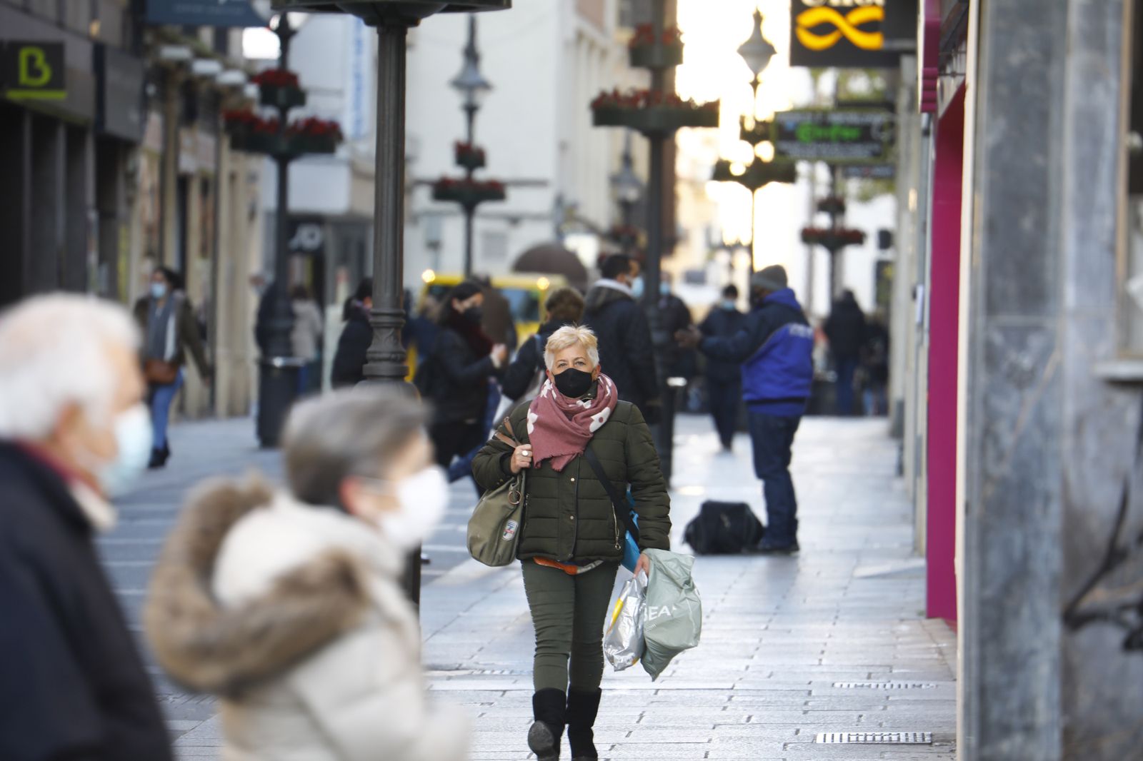 Las fotos de una gélida mañana en Córdoba con aviso amarillo por frío