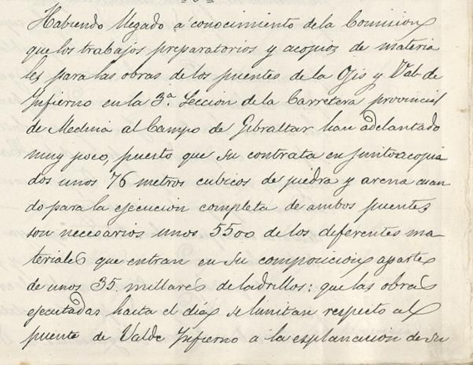 Retrasos en la carretera de Medina al Campo de Gibraltar.