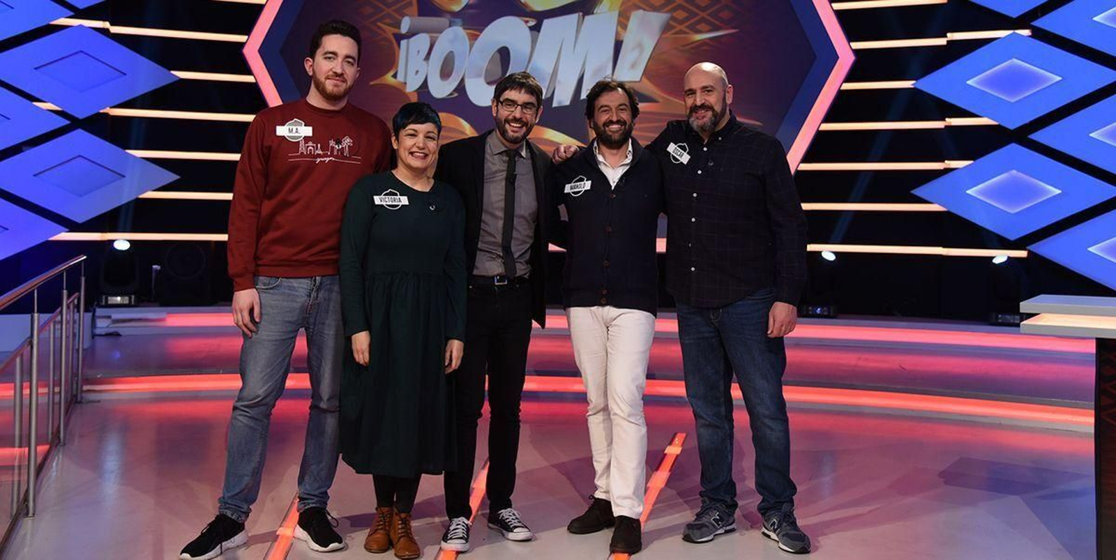 Los Dispersos con Juanra Bonet, presentador de '¡Boom!'