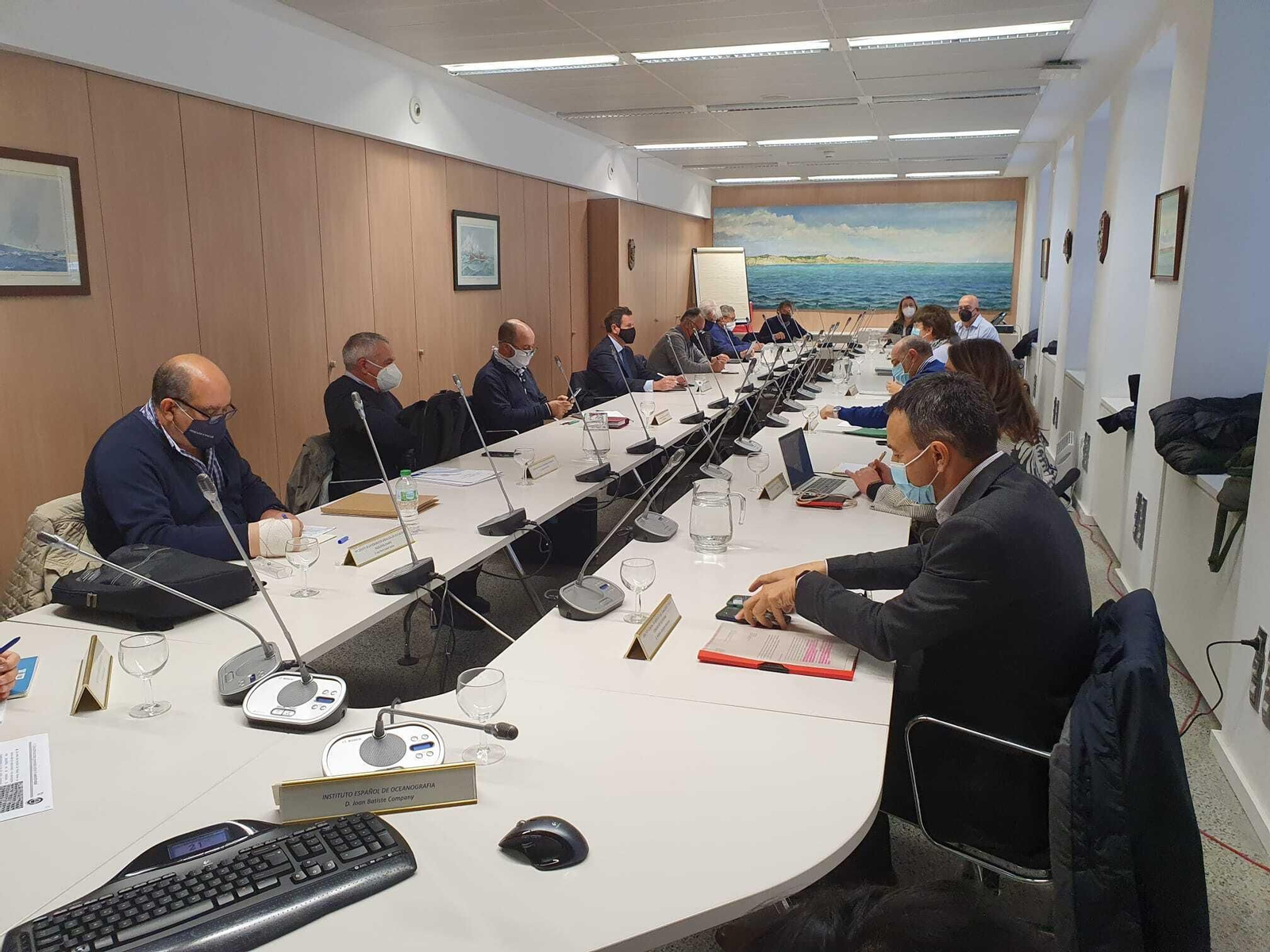 Reunión celebrada el lunes entre la Secretaría General de Pesca y el Grupo de Trabajo del Mediterráneo