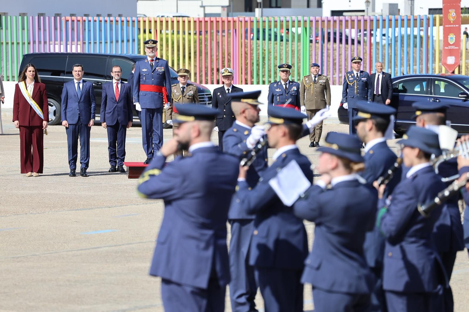 Las primeras imágenes del Rey Felipe VI en Huelva