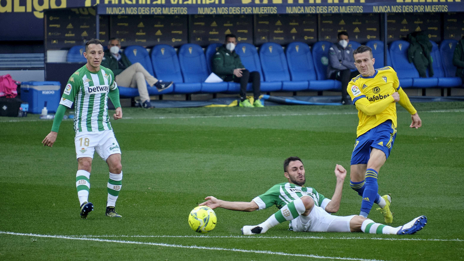 Partido Cádiz CF - Real Betis. Partido Cádiz CF - Real Betis.