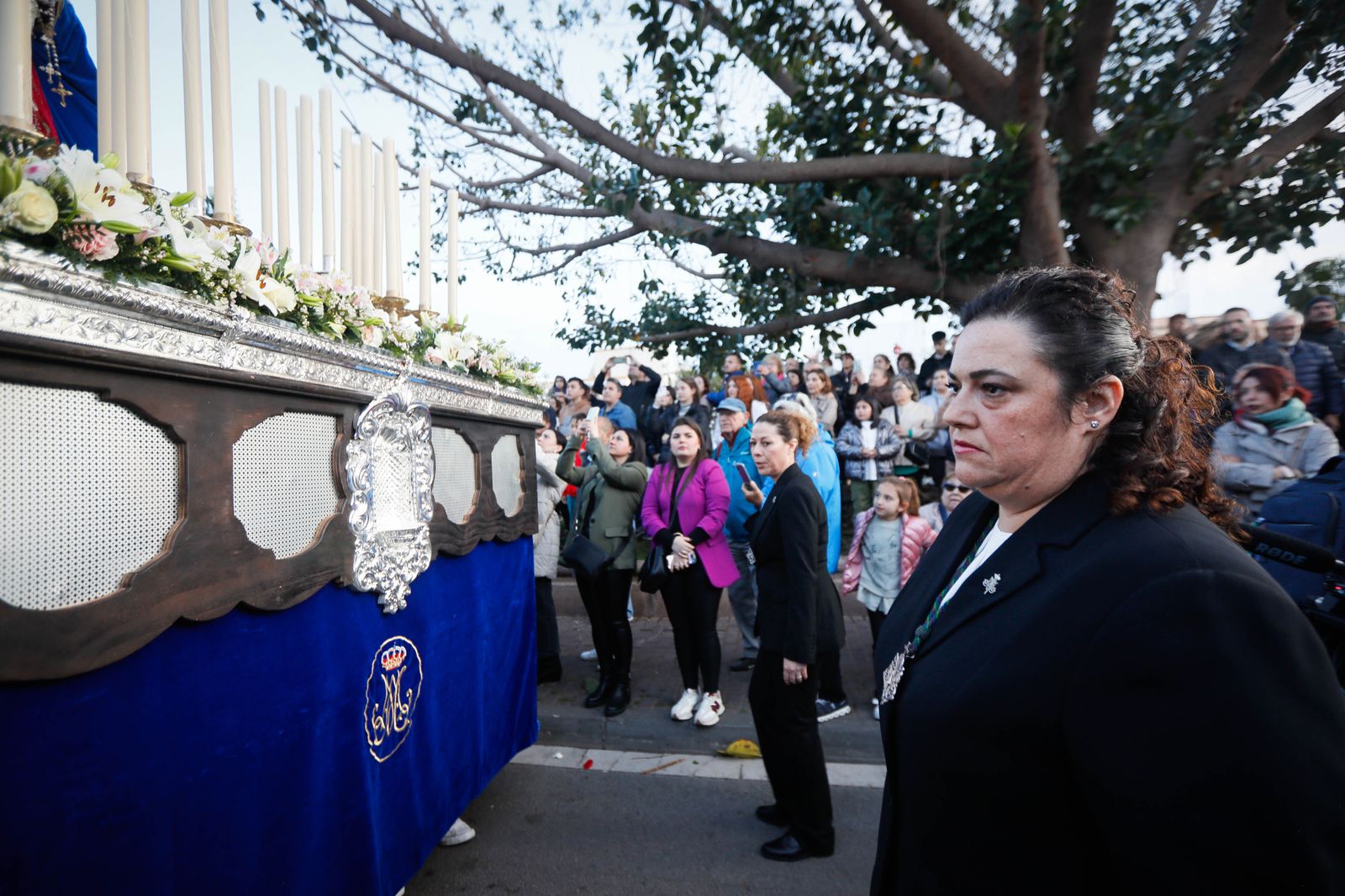 La procesión del Encuentro, en imágenes