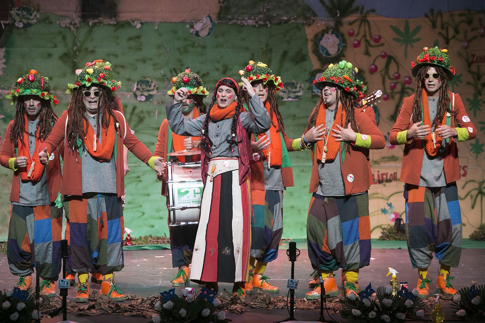 Las imágenes de la octava preliminar del Carnaval Colombino